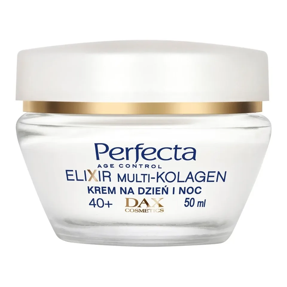 Perfecta Ліфтинг-крем для обличчя проти зморшок для віку 40+ PERFECTA Elixir Multi-Collagen Cream Lifting 40+ 50 мл