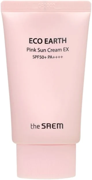 THE SAEM Eco Earth Power Pink Sun Cream SPF50+ PA++++ 50 мл