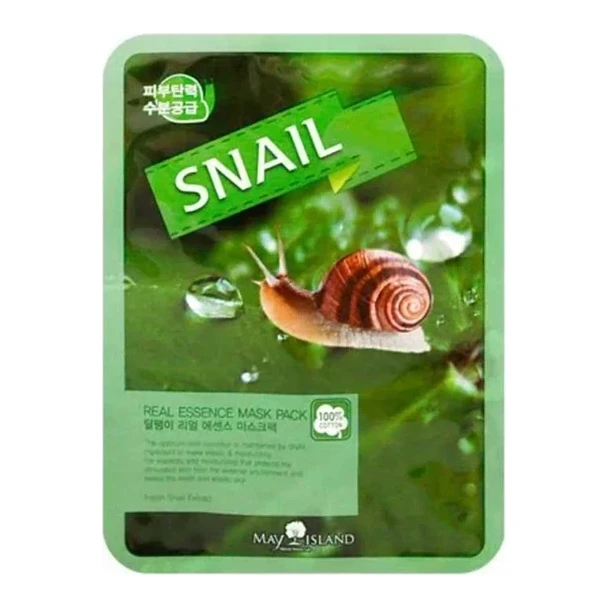 May Island Real Essense Snail Mask Pack 25 мл