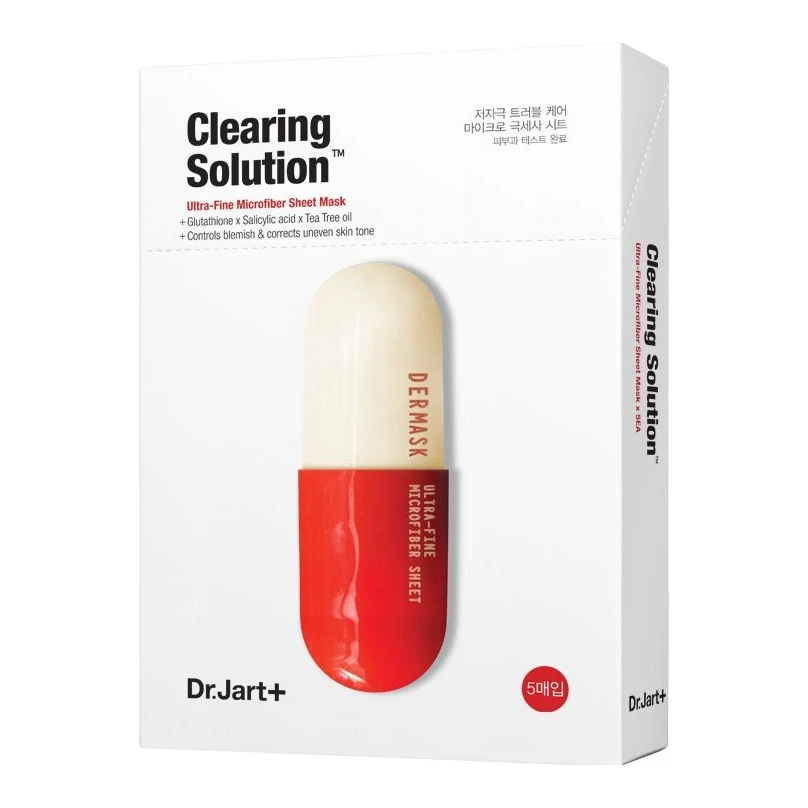 Dr.Jart+ Очищуюча маска для обличчя з саліциловою кислотою Dr.Jart+ Dermask Micro Jet Clearing Solution - 5 шт