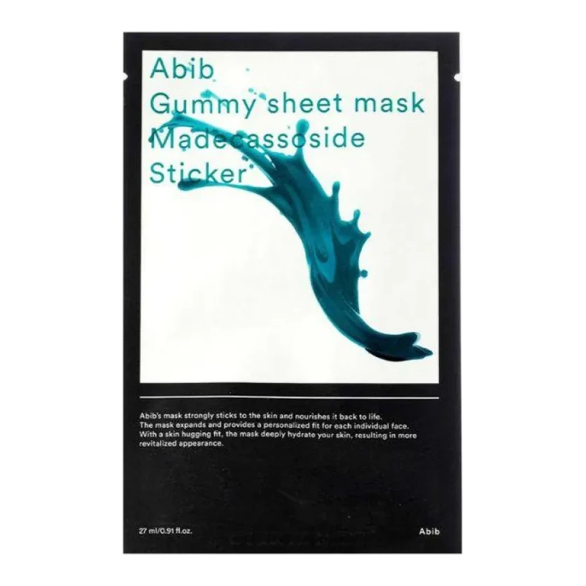 ABIB Gummy Sheet Mask Madecassoside Sticker 27 мл