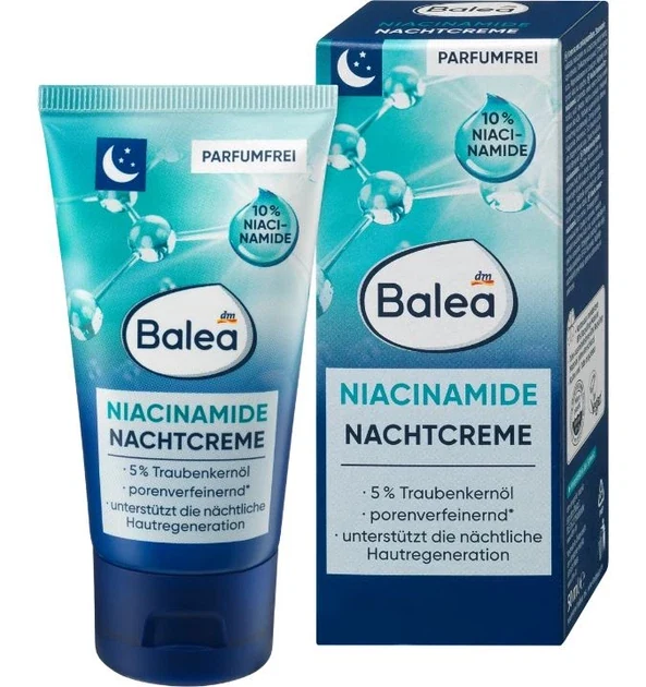 BALEA Ніацинамідний нічний крем Balea, 50 мл