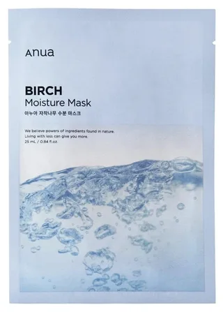 ANUA BIRCH MOISTURE SHEET MASK 25 мл