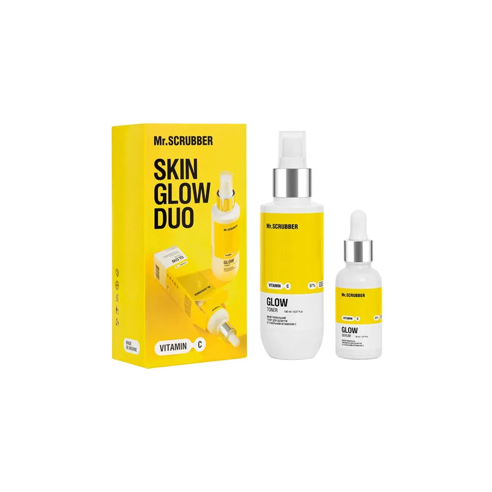 MR. SCRUBBER Подарунковий набір Vitamin C Skin glow duo