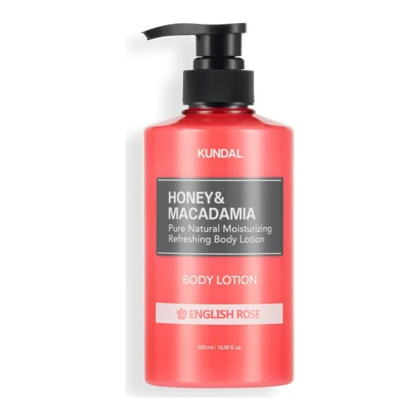 Kundal Honey & Macadamia Pure Body Lotion English Rose 500 мл