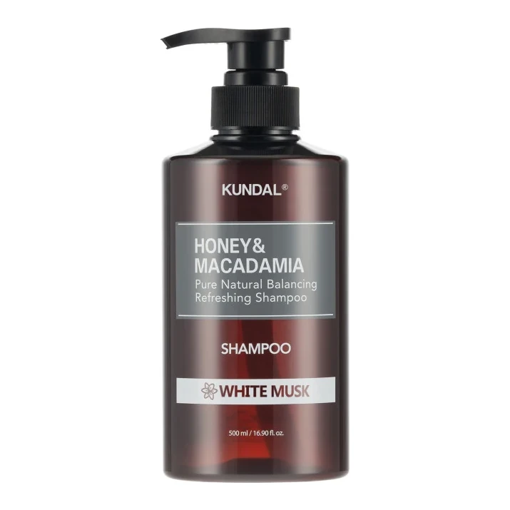 Kundal Шампунь відновлюючий "Білий Мускус" Kundal Honey & Macadamia Shampoo White musk 500 мл