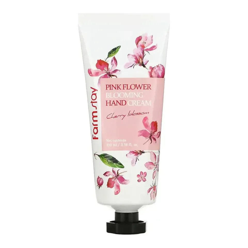 FarmStay Pink Flower Blooming Hand Cream Cherry Blossom 100 мл