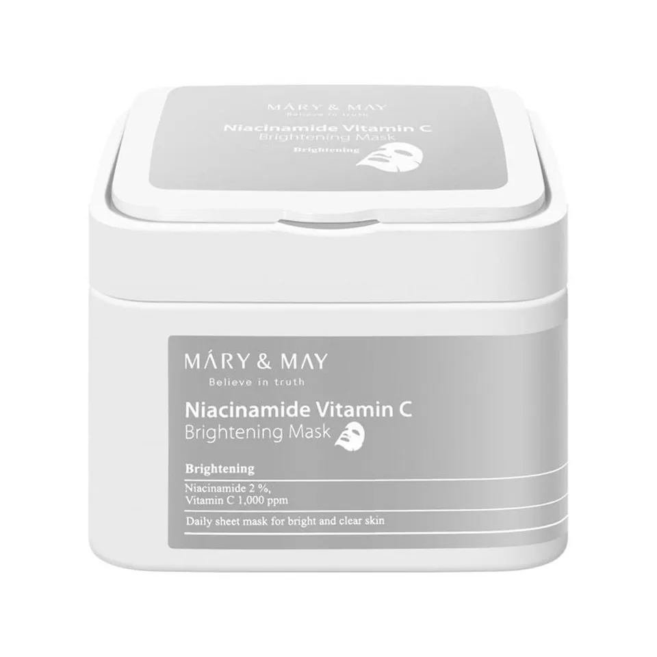 Mary&May Niacinamide Vitamin C Brightening Mask Pack 30 шт
