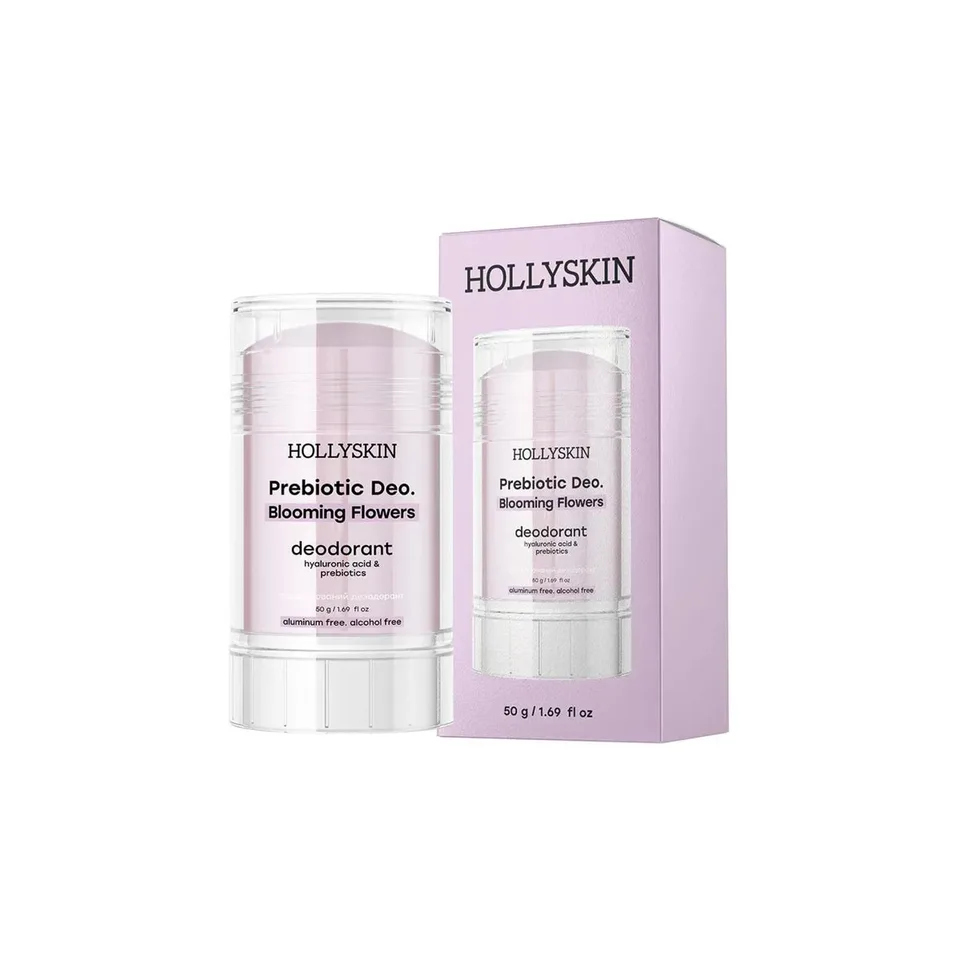 Hollyskin Парфумований дезодорант з гіалуроновою кислотою і пребіотиками Hollyskin Prebiotic Deo. Blooming Fl