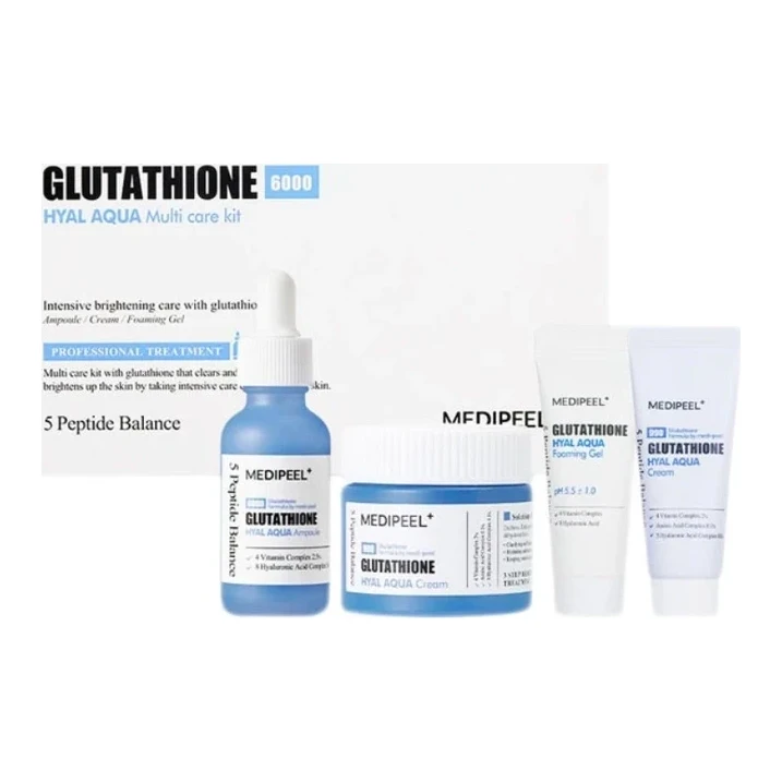 Medi-Peel Набір засобів з гіалуроновою кислотою та глутатіоном Medi Peel Glutathione Hyal Aqua Multi Care Kit