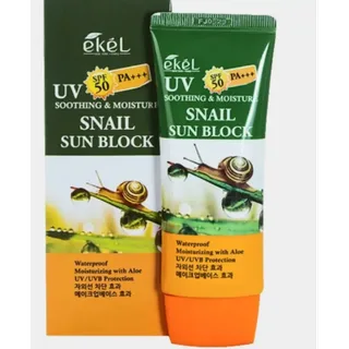 EKEL Soothing & Moisture Snail Sun Block 70 мл