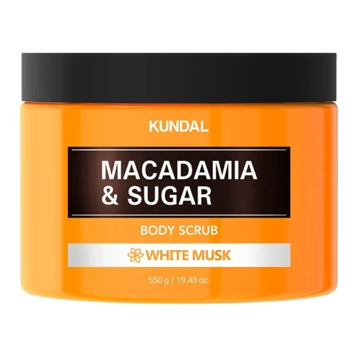Kundal Macadamia & Sugar Body Scrub White Musk 550gr 550 г