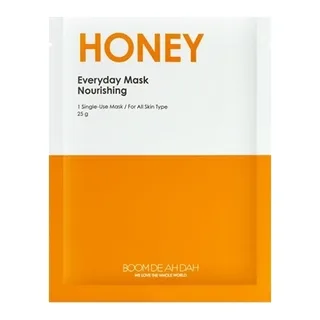 BOOMDEAHDAH Живильна щоденна маска для обличчя з екстрактом меду BOOMDEAHDAH Everyday Mask Honey 25g
