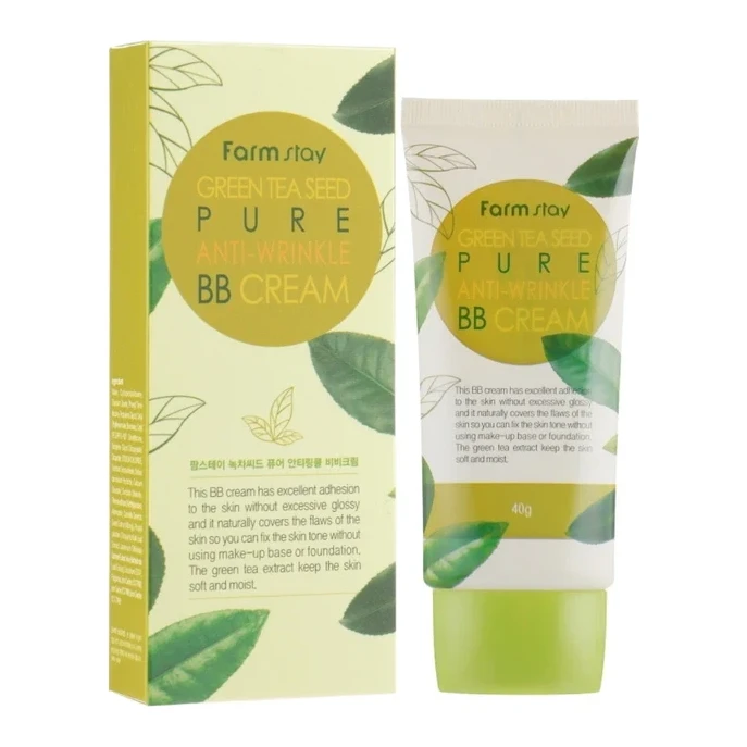FarmStay Green Tea Seed Pure Anti-Wrinkle BB Cream 40 мл