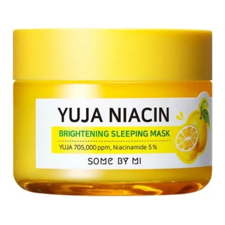 Some By Mi Нічна вирівнююча тон маска для обличчя SOME BY MI Yuja Niacin 30 Days Miracle Brightening Sleeping Mask 60 г