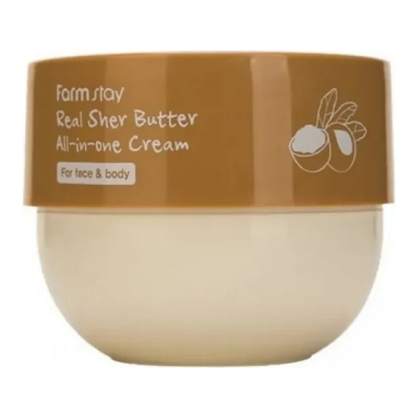 FarmStay Real Shea Butter All-In-One Cream 300 мл