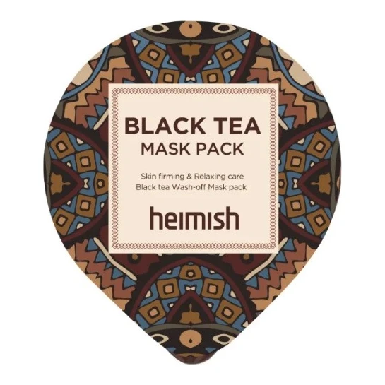 Heimish Заспокійлива маска для обличчя з чорним чаєм HEIMISH Black Tea Mask Pack 5 мл