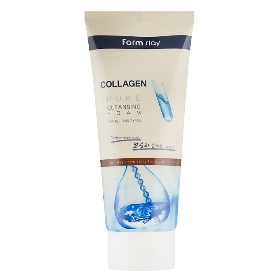 FarmStay Collagen Pure Cleansing Foam 180 мл