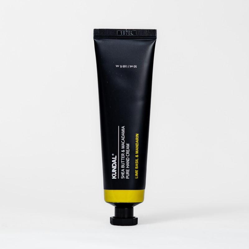 Kundal Shea Butter & Macadamia Pure Hand Cream Lime Basil & Mandarin 50 мл