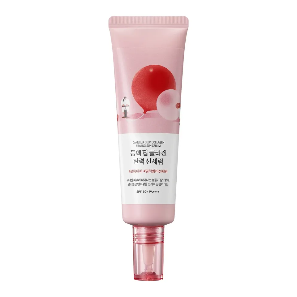 Round Lab Camellia Deep Collagen Firming Sun Serum 50 мл