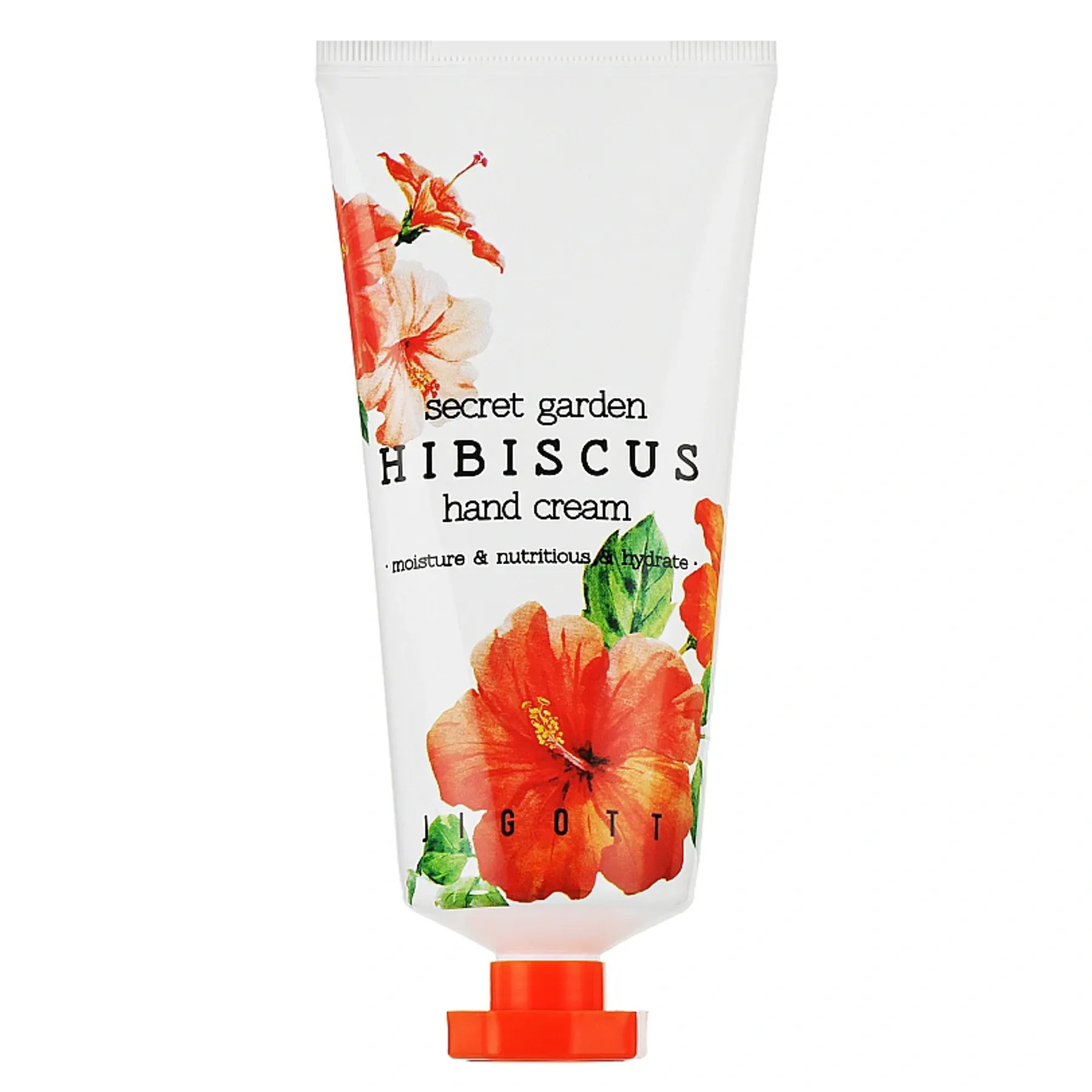 Jigott Secret Garden Hibiscus Hand Cream