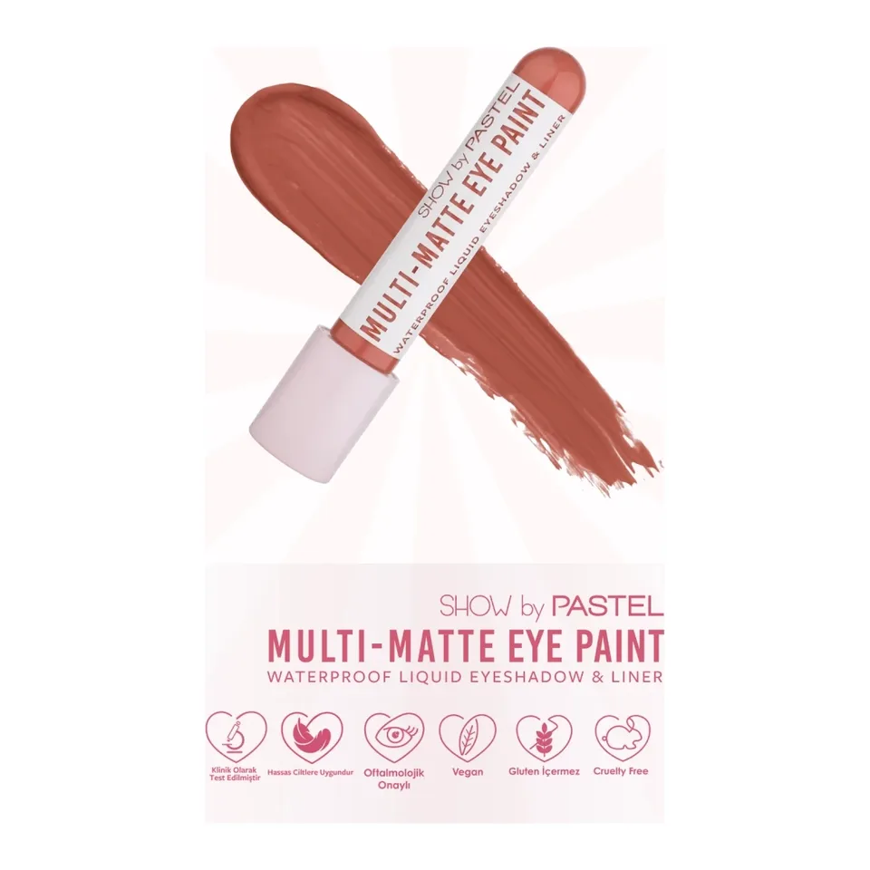 PASTEL Тіні-лайнер рідкі водостійкі для очей  SHOW BY PASTEL MULTI-MATTE тон 84