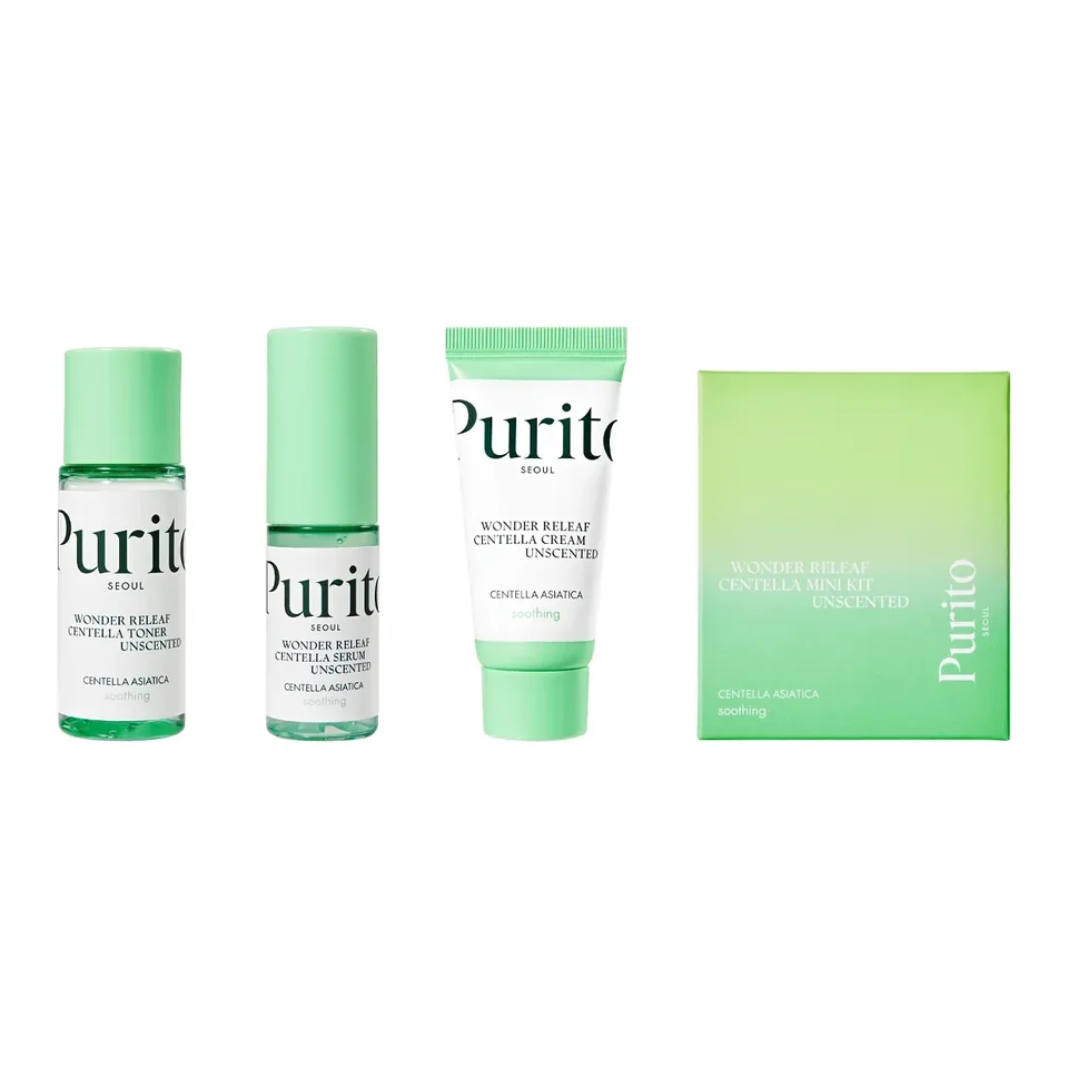 PURITO Centella Unscented Mini Kit 12 мл