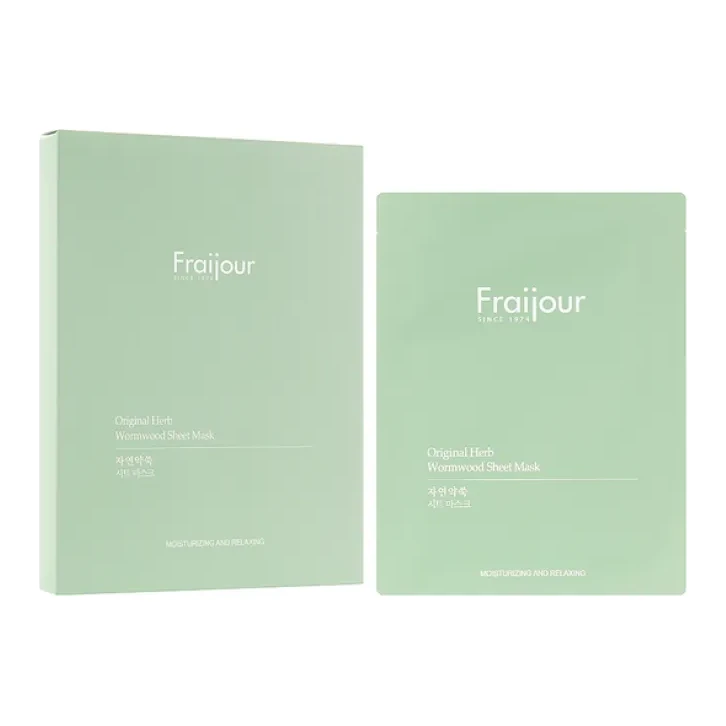 Fraijour Original Herb Wormwood Sheet Mask 23 мл