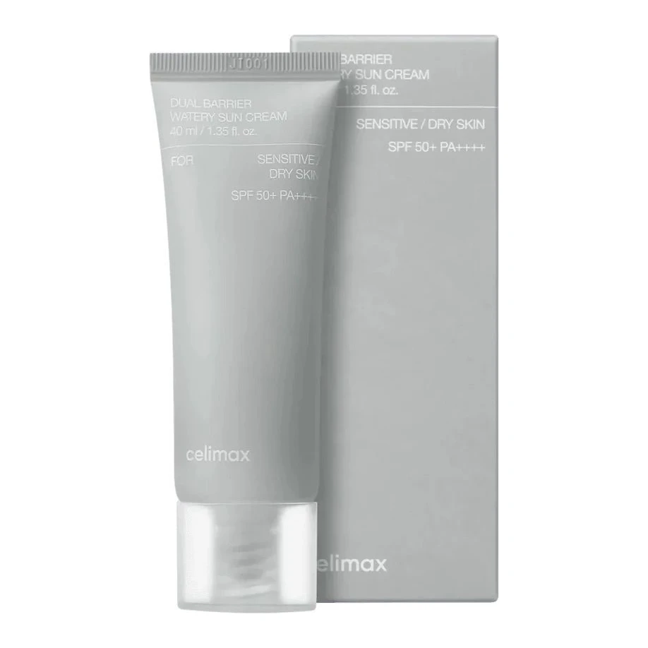 CELIMAX Зволожувальний сонцезахисний крем для обличчя CELIMAX Dual Barrier Watery Sun Cream SPF50+ PA++++ 40 мл