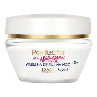 Perfecta Крем для обличчя розгладжуючий зморшки для віку 40+ PERFECTA Multi-Collagen Retinol Cream Day and Night 40+ 50ml