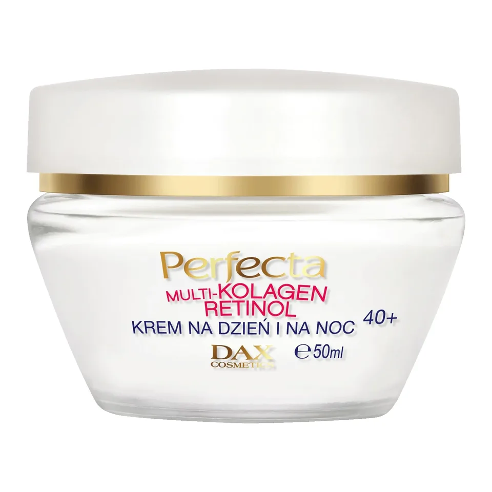 Perfecta Крем для обличчя розгладжуючий зморшки для віку 40+ PERFECTA Multi-Collagen Retinol Cream Day and Night 40+ 50 мл