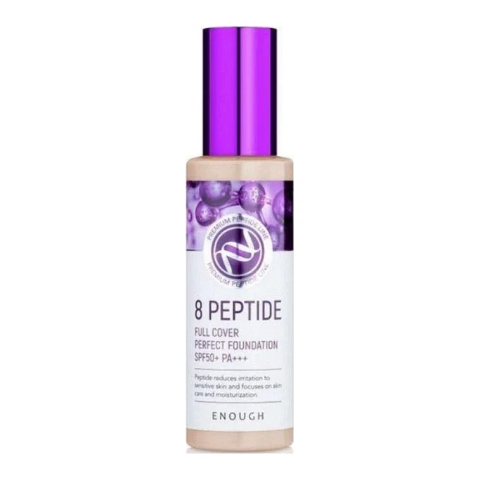 Enough Premium 8 Peptide full cover perfect foundation №23 100 г