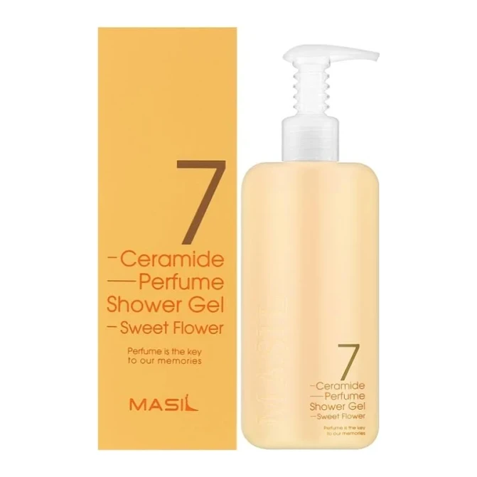 Masil Гель для душу з церамідами "Солодка квітка" MASIL 7 Ceramide Perfume Shower Gel Sweet Flower 300 мл