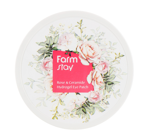 FarmStay Rose & Ceramide Eye Patch 60шт