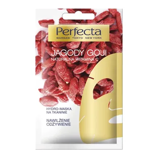Perfecta Зволожуюча тканинна маска з екстрактом ягід годжі PERFECTA Goji Berries Face Mask 20ml