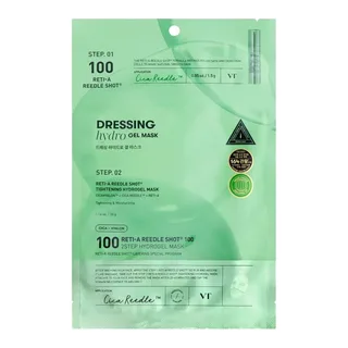 VT Cosmetics Маска гідрогелева 2 етапна з ретинолом VT Cosmetics Reti-A ReedleShot 100 2-Step Hydrogel Mask