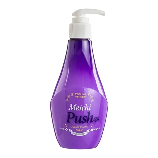 HANIL Зубна паста з м'яким ароматом лаванди та м'яти HANIL TOOTHPASTE meichi PUSH Toothpaste lavender (pur