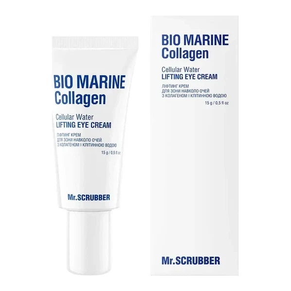 MR. SCRUBBER Ліфтинг крем для зони навколо очей Bio Marine Collagen з колагеном і клітинною водою 15 мл