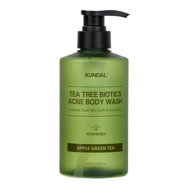 Kundal Tea Tree Bioticts Acne Body Wash Apple Green Tea 500 мл
