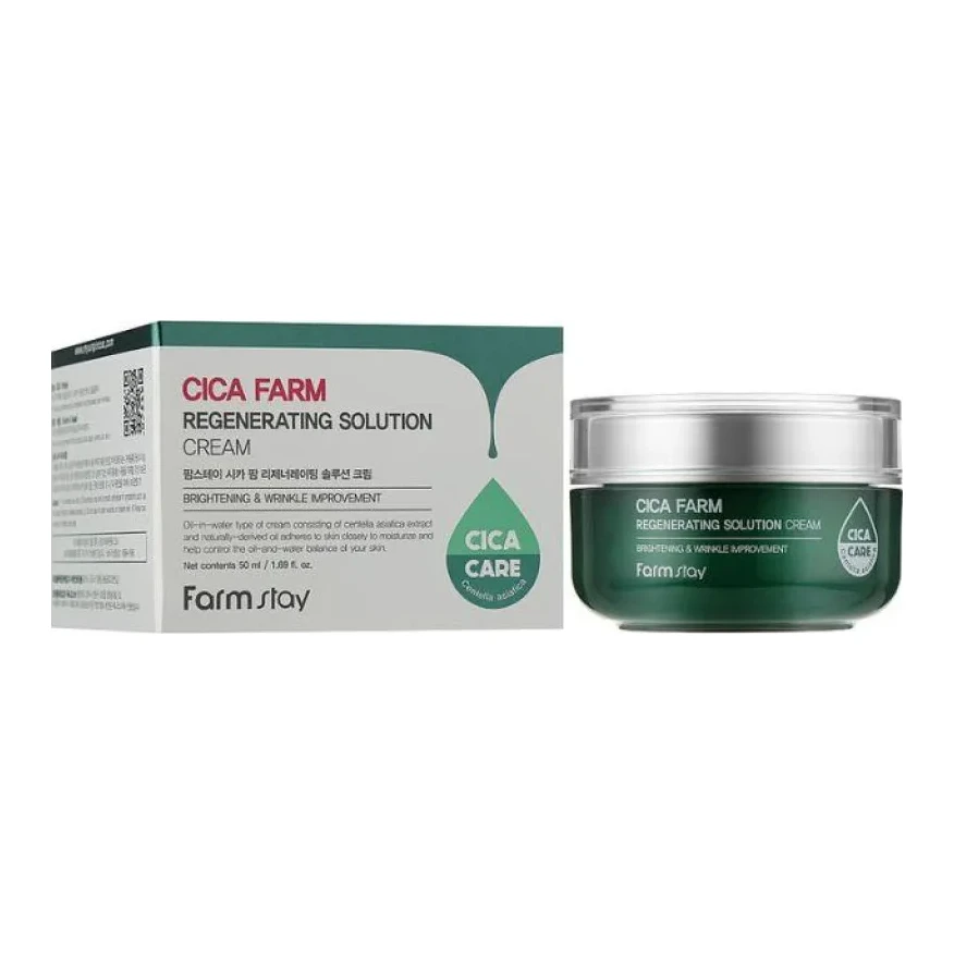 FarmStay Cica Farm Regenerating Solution Cream 50 мл