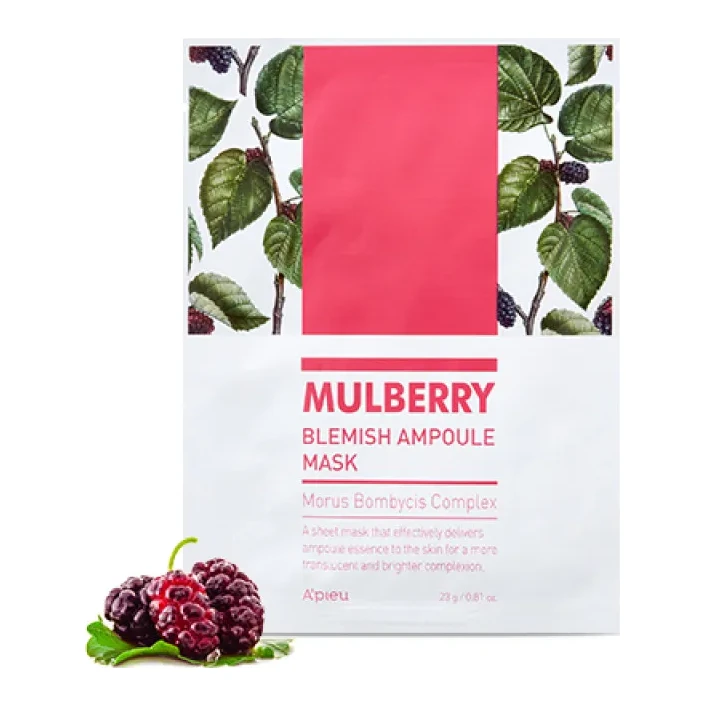 A PIEU Mulberry Blemish Ampoule Mask 23 мл