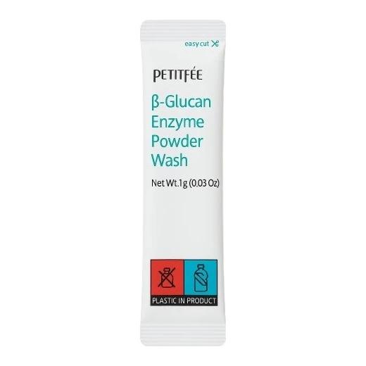 Petitfee Ензимна пудра для вмивання з бета-глюканом Petitfee Beta-Glucan Enzyme Powder Wash 1 г