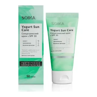 SOIKA Крем д/обл. сонцезах. з SPF30 та пребіот. комплексом Yogurtene Balance, 50 мл