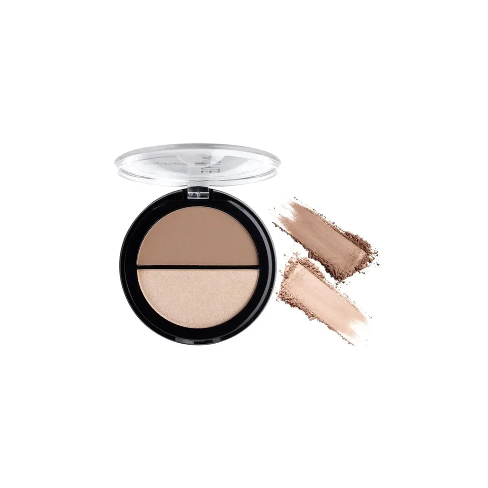 Topface Бронзер-хайлайтер для обличчя Instyle Contour & Highlighter №1