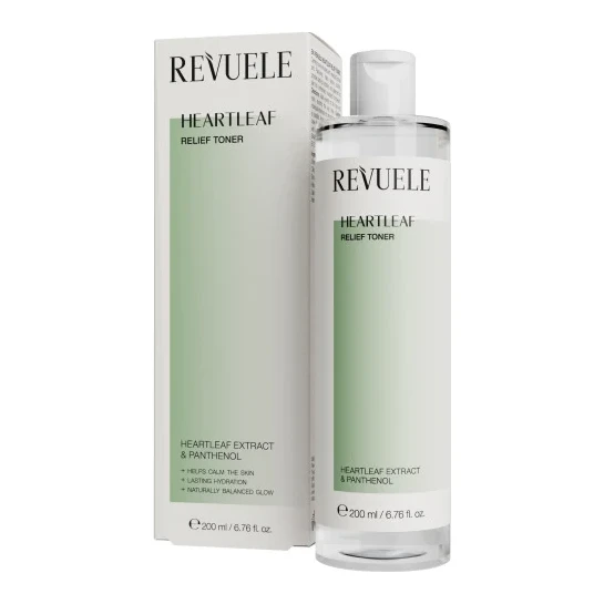 REVUELE Тонер для обличчя HEARTLEAF RELIEF, 200 мл