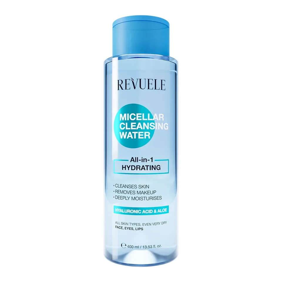 REVUELE Вода міцелярна очищуюча  ВСЕ-В-1 HYDRATING, 400 мл