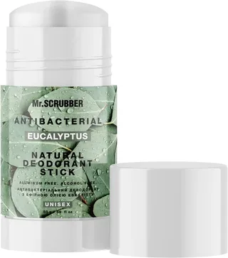 MR. SCRUBBER Антибактеріальний дезодорант з ефірною олією евкаліпта "Antibacterial Eucalyptus" Mr.Scrubber Natura
