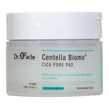 DR. ORACLE Centella Biome Cica Pore Pad 75 шт.