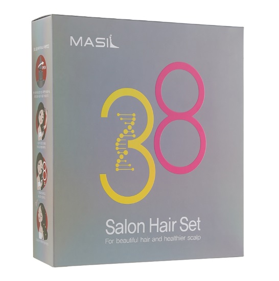 Masil 38 Seconds Salon Hair Set (mask/200ml + mask/8ml + shm/300ml + shm/8ml ) 200 мл