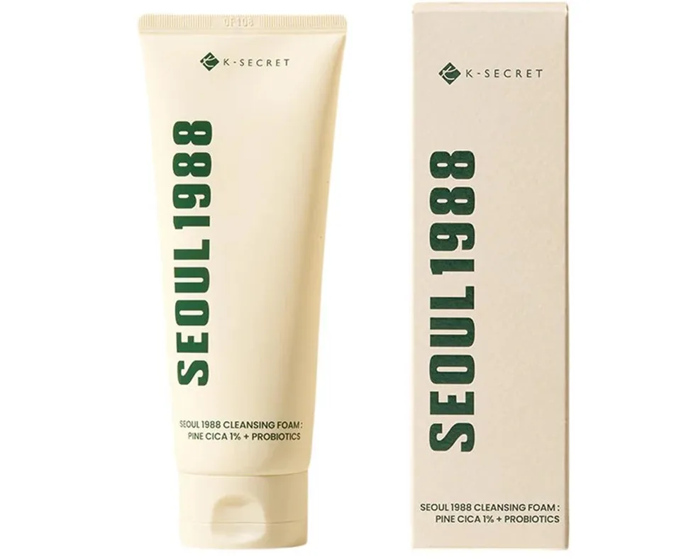 K-SECRET KSECRET SEOUL 1988 Cleansing Foam : Pine Cica 1% + Probiotics 150 мл